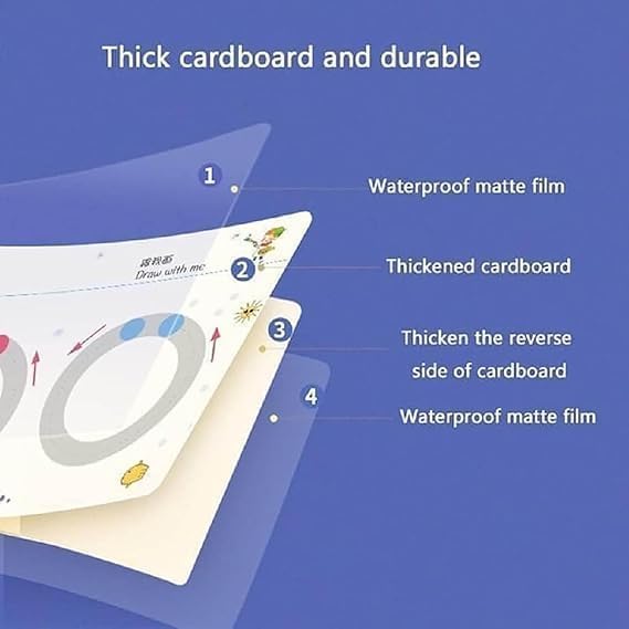 Magic Practice Reusable Pen Control Workbook for Kids