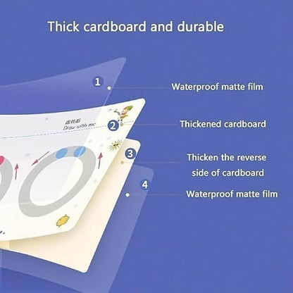Magic Practice Reusable Pen Control Workbook for Kids
