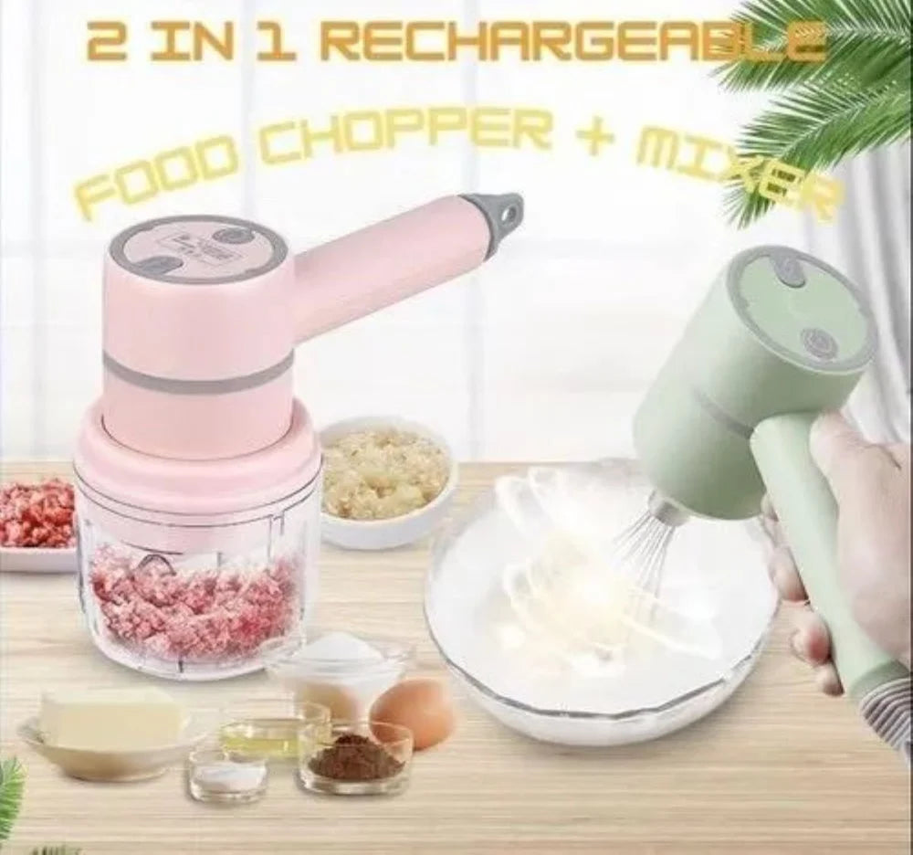MixChop Duo | 2-in-1 Electric Egg Beater and Chopper