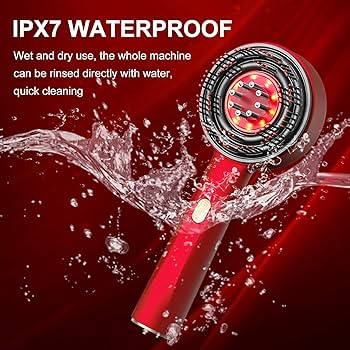3-in-1 Red Light Scalp Massager | Hair Growth & Oil Applicator Brush