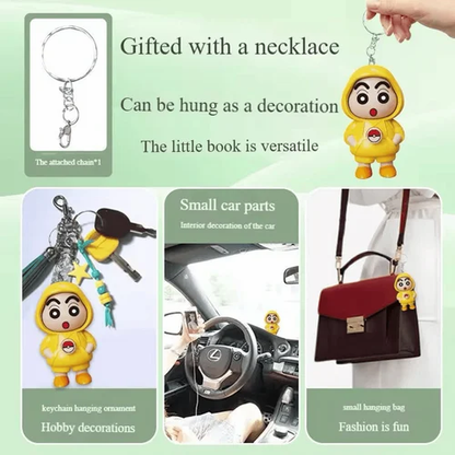 Shinchan Face Changing Keychain | Unisex Keychain for Gifts