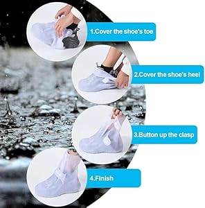 Waterproof Silicone Shoe Cover | Reusable Boot Protector