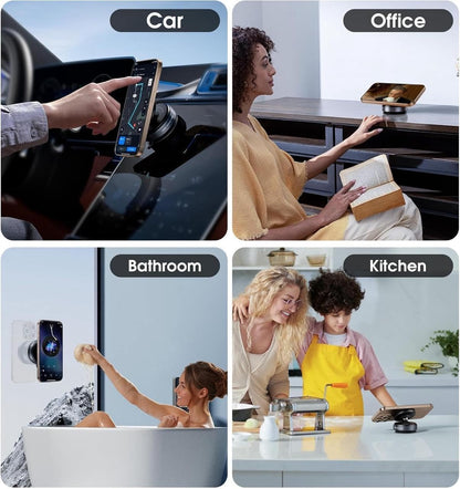 Vacuum Magnetic Phone Holder Stand