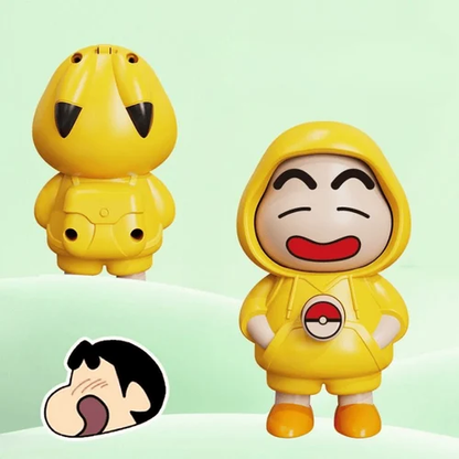 Shinchan Face Changing Keychain | Unisex Keychain for Gifts