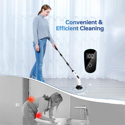 9 in 1 Electric Cleaning Brush | Multifunctional Electric Spin Scrubber