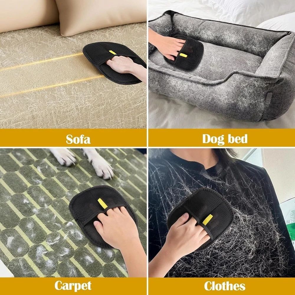 Pet Hair Remover Gloves | For Furry Friends