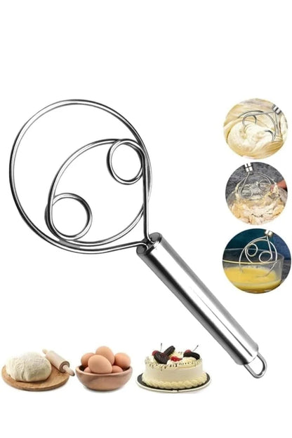 WhiskMaster | Stainless Steel Dough Flour Whisk