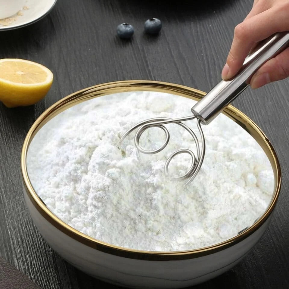 WhiskMaster | Stainless Steel Dough Flour Whisk