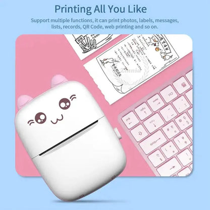 Mini Bluetooth Portable Printer (Wireless, Inkless Printer)