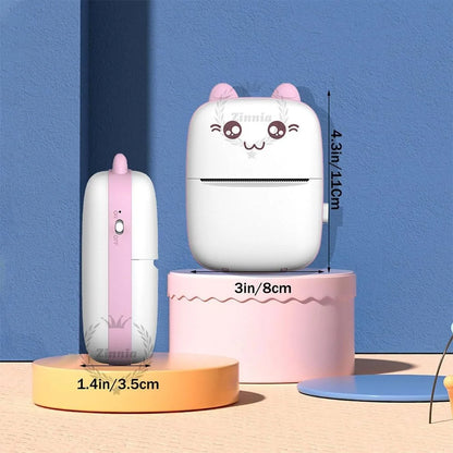 Mini Bluetooth Portable Printer (Wireless, Inkless Printer)