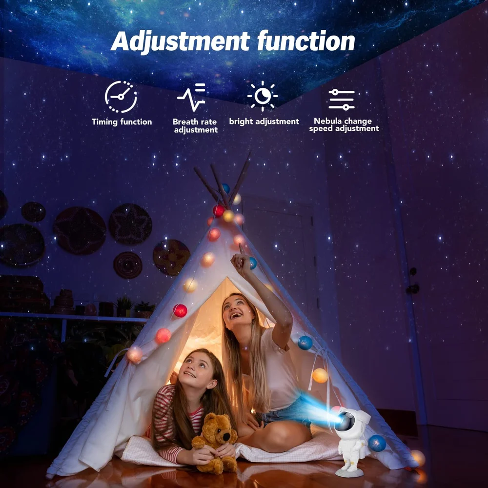 Starry Astro Buddy | Astronaut Galaxy Light Projector