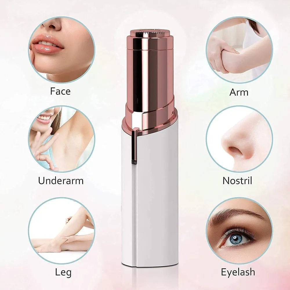 VelvetTouch Electric Trimmer | Women's Painless Facial Hair Remover