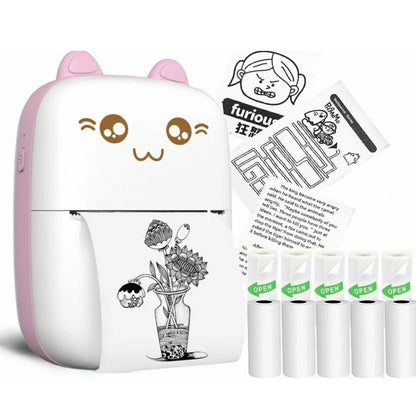 Mini Bluetooth Portable Printer (Wireless, Inkless Printer)