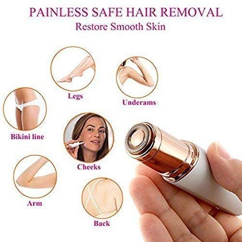 VelvetTouch Electric Trimmer | Women's Painless Facial Hair Remover