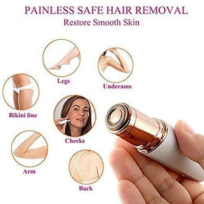 VelvetTouch Electric Trimmer | Women's Painless Facial Hair Remover